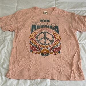 Bob Marley Pink Graphic Tee